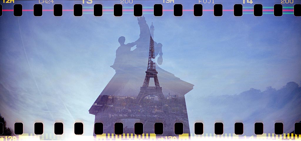 Double exposition avec le Sprocket Rocket.